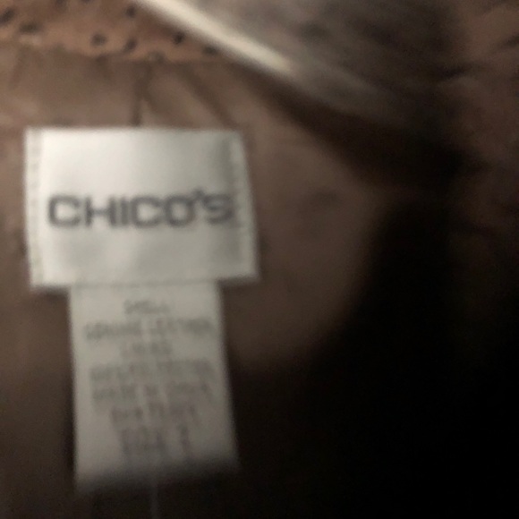 Chico’s suede jacket - Picture 2 of 3